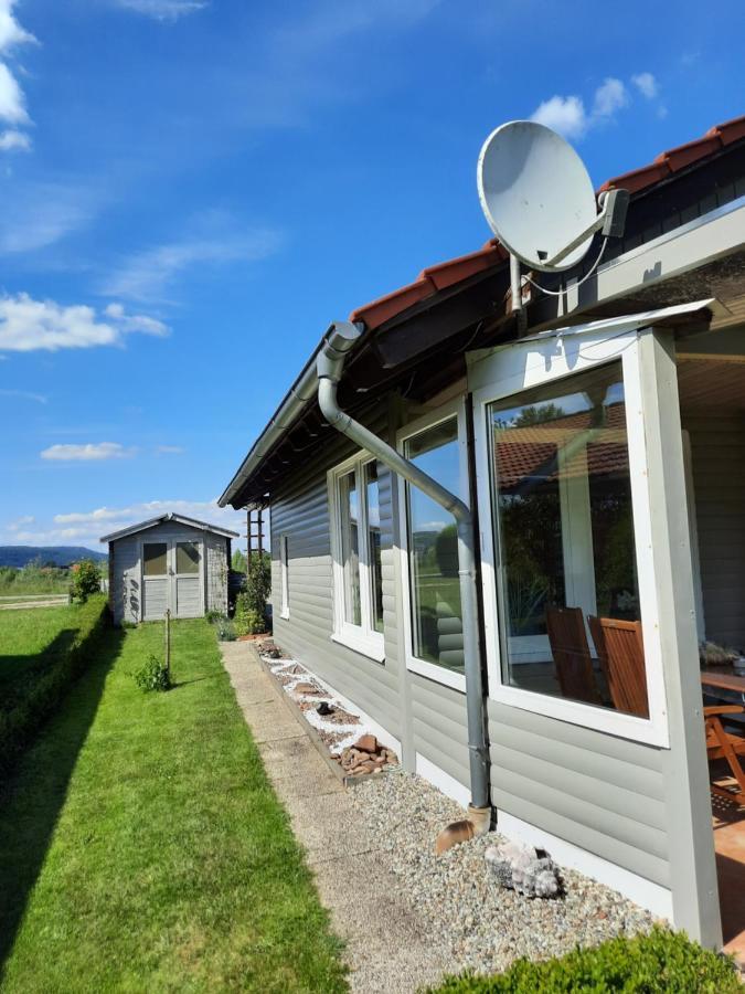 Ferienhaus Am Weserberglandsee Lauenforde エクステリア 写真